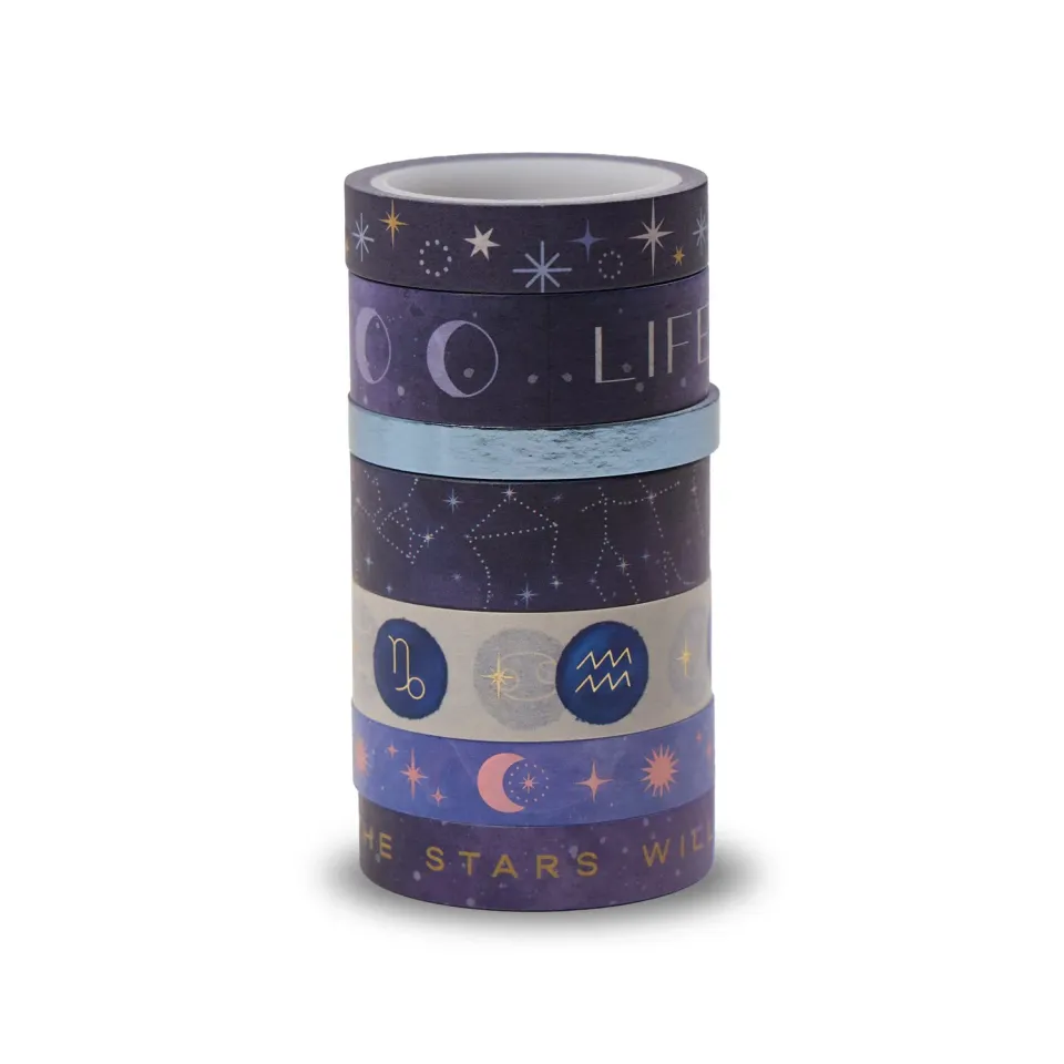 Happy Planner Star Signs washi tape 7 rouleaux zodiaque
