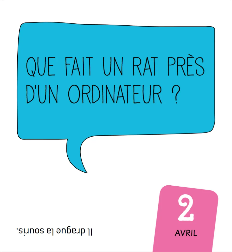 365 Blagues de récré mini calendrier enfant blagues