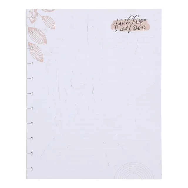 Happy Planner Faith Mood recharge papier ligné pointillé 40 feuilles