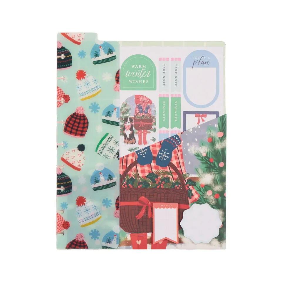 Happy Planner Seasonal Charm Classic kit accessoires hiver