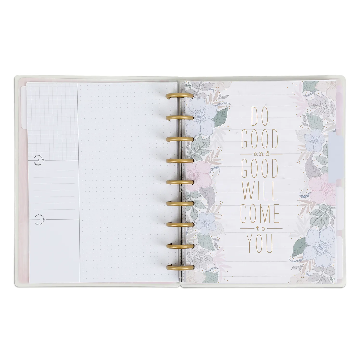 Happy Planner New Beginnings agenda Classic vertical non daté