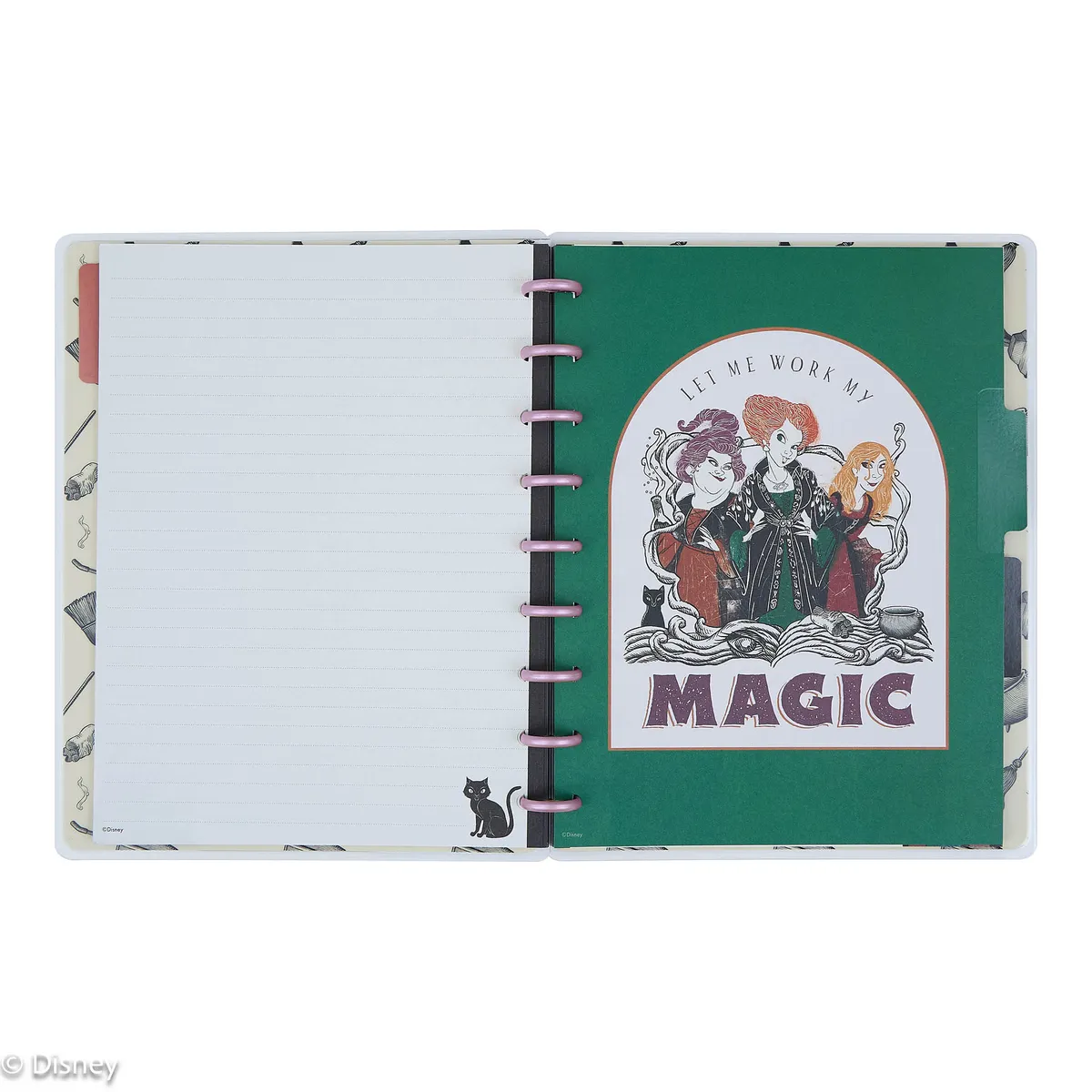 Happy Planner Hocus Pocus carnet à disques ligné pointillé