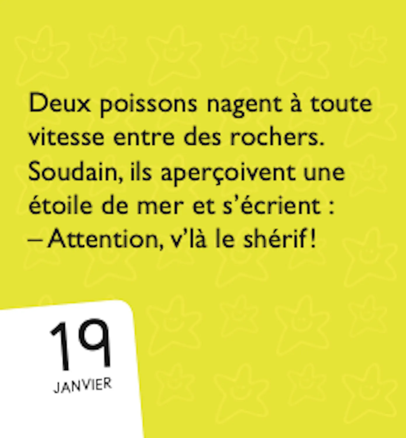 Frigobloc Mini 365 blagues poilantes mini calendrier enfant