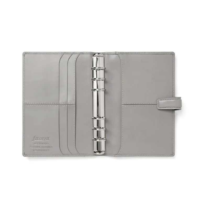 Filofax Lockwood Personal organiseur cuir gris