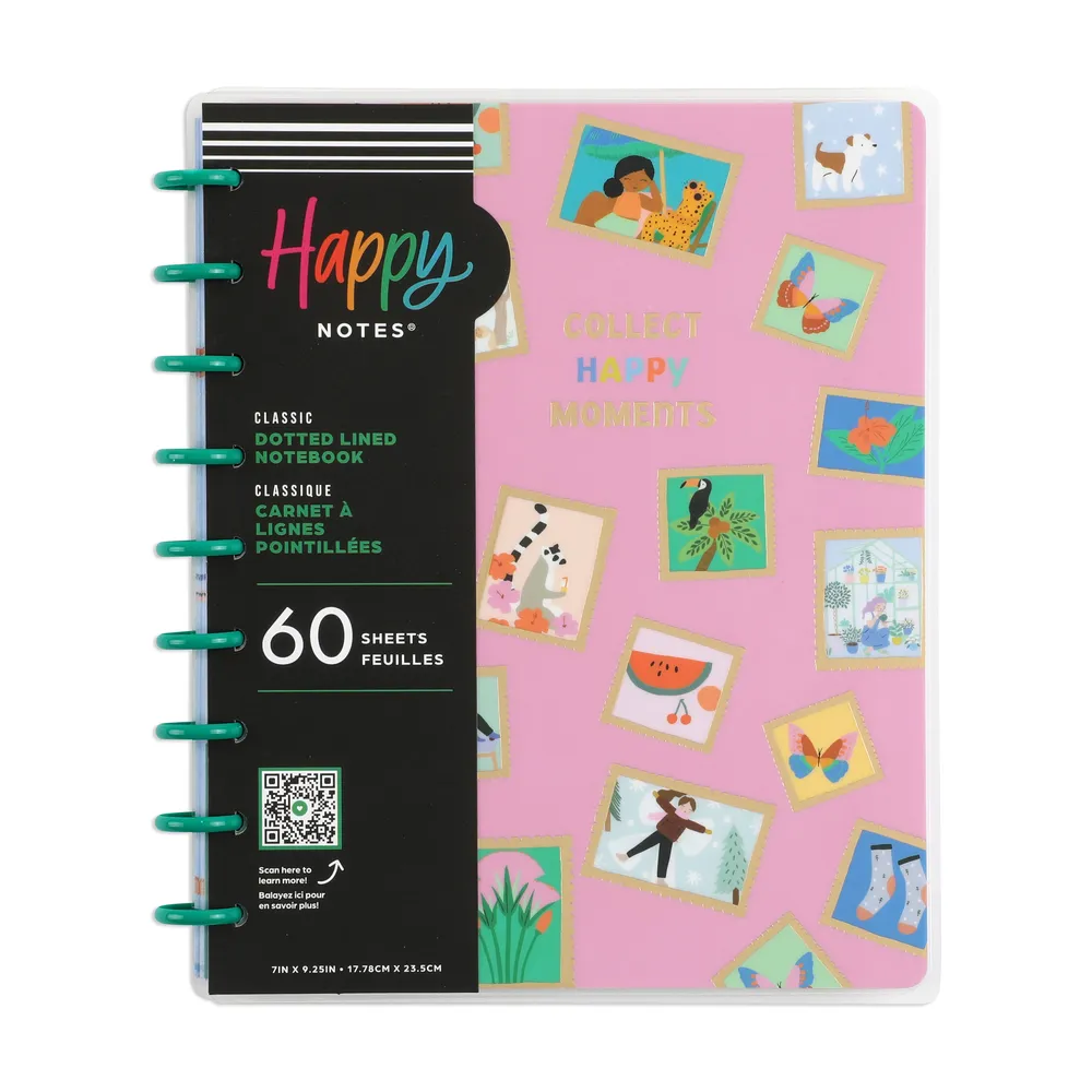 Happy Planner Squad Goals carnet Classic pointillé 60 feuilles