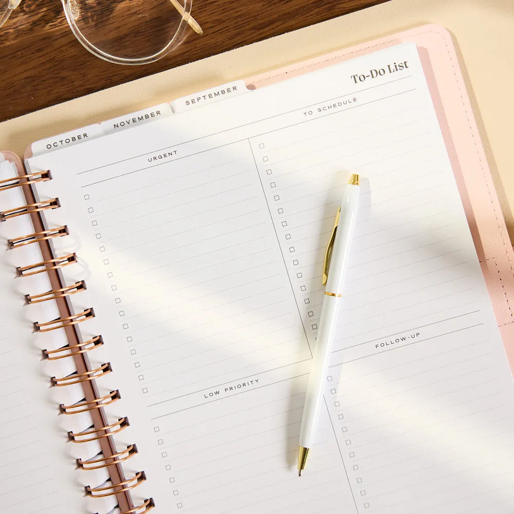 Happy Planner Blush Diagonals agenda 2027 Classic spirale