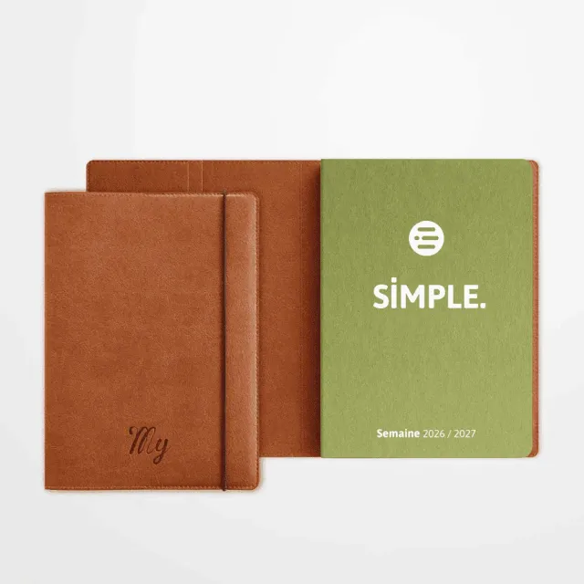 My365 SIMPLE Semaine agenda 2026/2027 + jaquette Zen