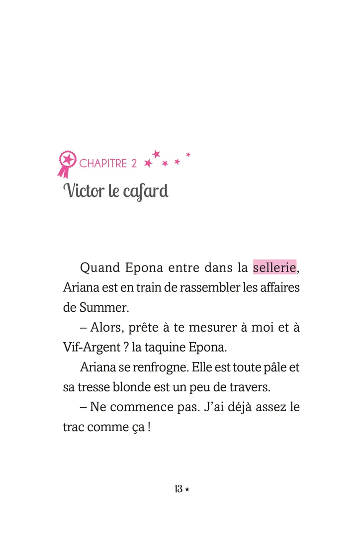 Frigobloc Galop des Etoiles Mauvaise chute Tome 3 roman dès 8 ans