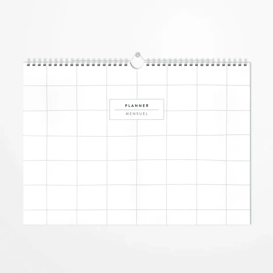 My365 Planner mensuel non daté calendrier 35x25 cm