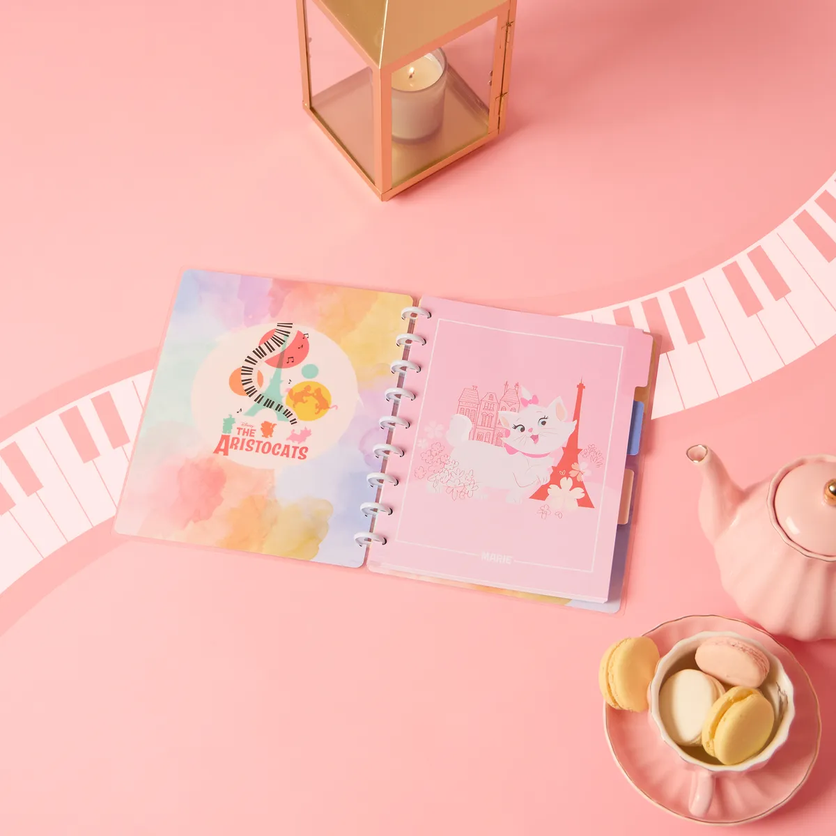 Happy Planner Aristochats carnet Classic pointillé 60 feuilles