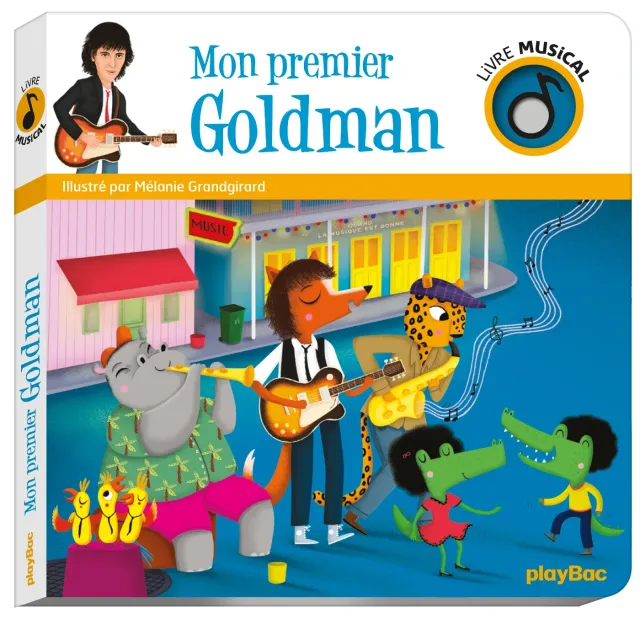 Frigobloc Mon premier Goldman livre musical 5 sons bébé