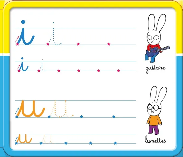 Les Incollables Simon ardoise minuscules effaçable