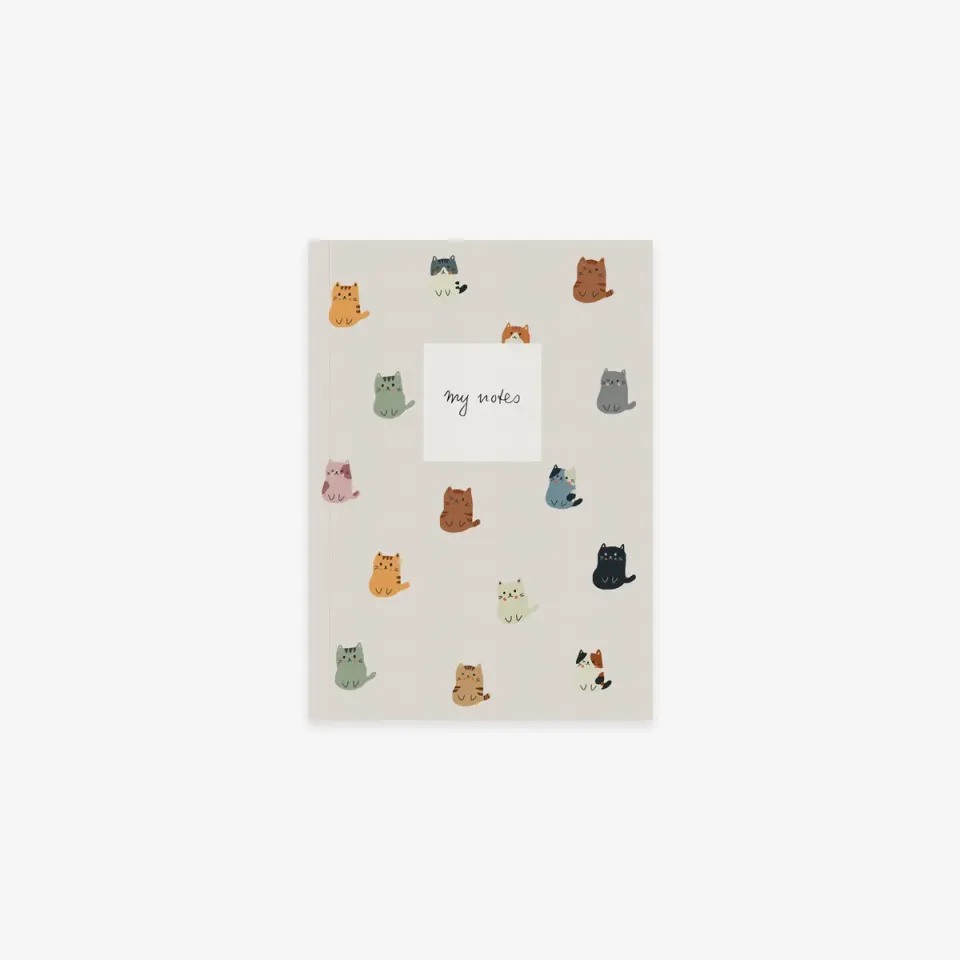 Kartotek Cats carnet de poche ligné couverture souple