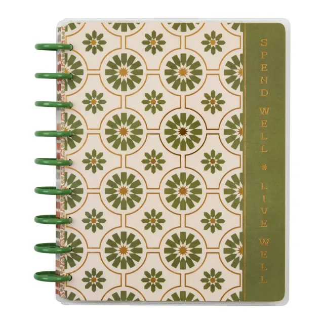 Happy Planner Reflect & Grow Classic journal budget guidé 80 feuilles