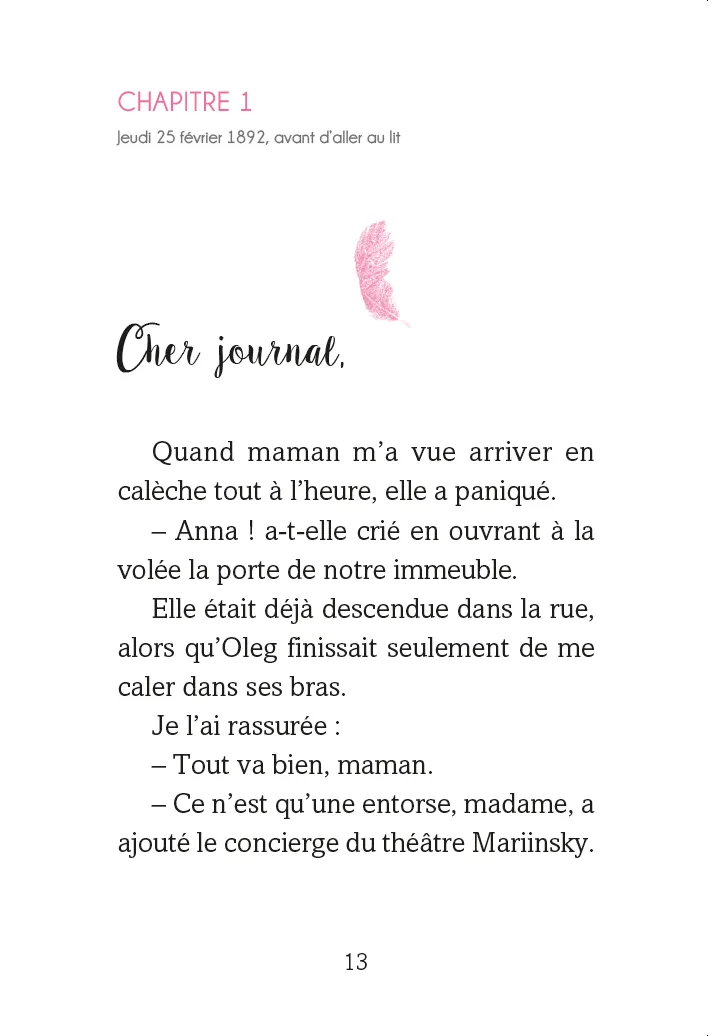 Anna Journal d'un cygne Tome 7 roman Bolchoï danse