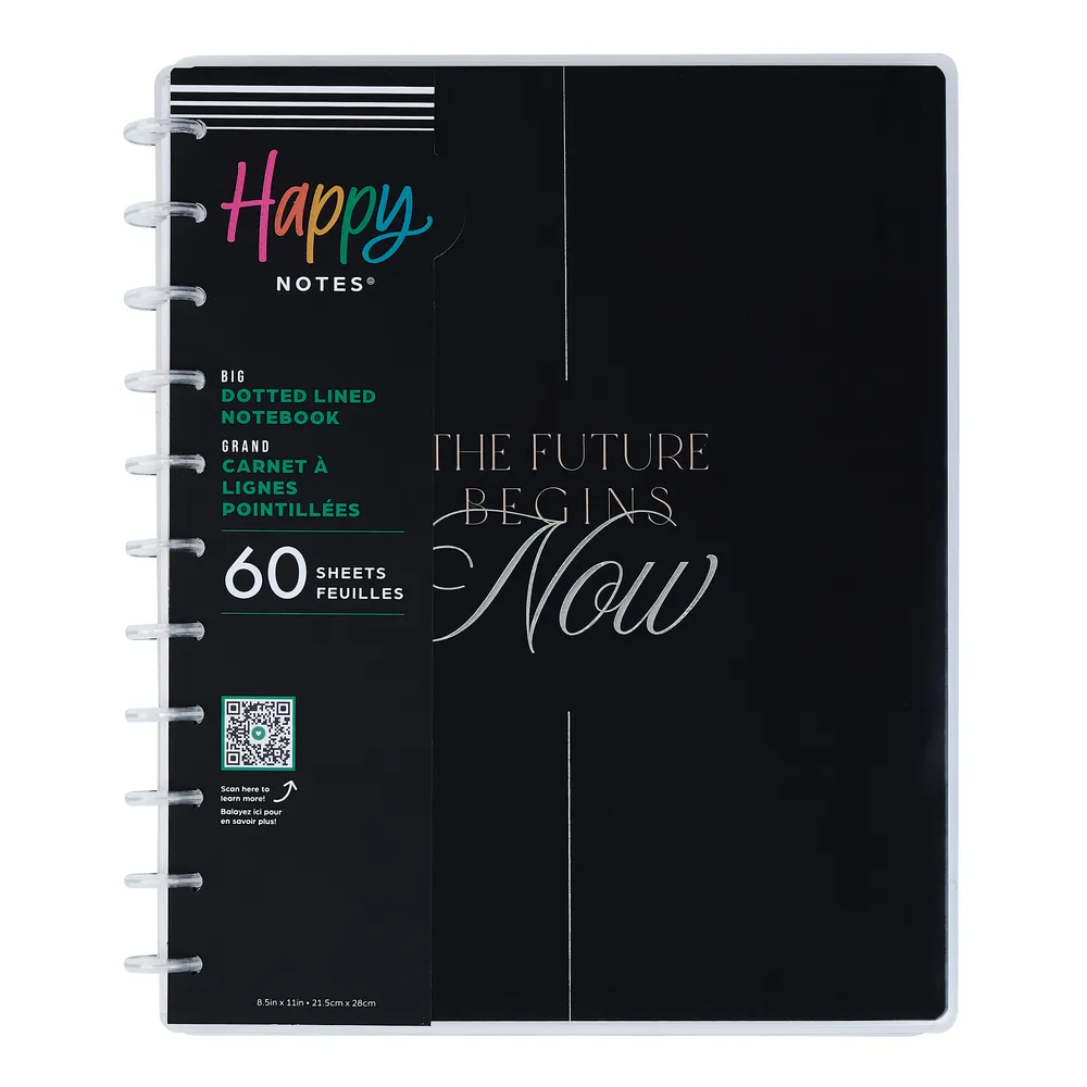 Happy Planner Neutral Chic carnet Big pointillé 60 feuilles