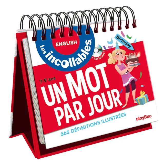 Frigobloc Les Incollables Un mot par jour Anglais calendrier 7-9 ans