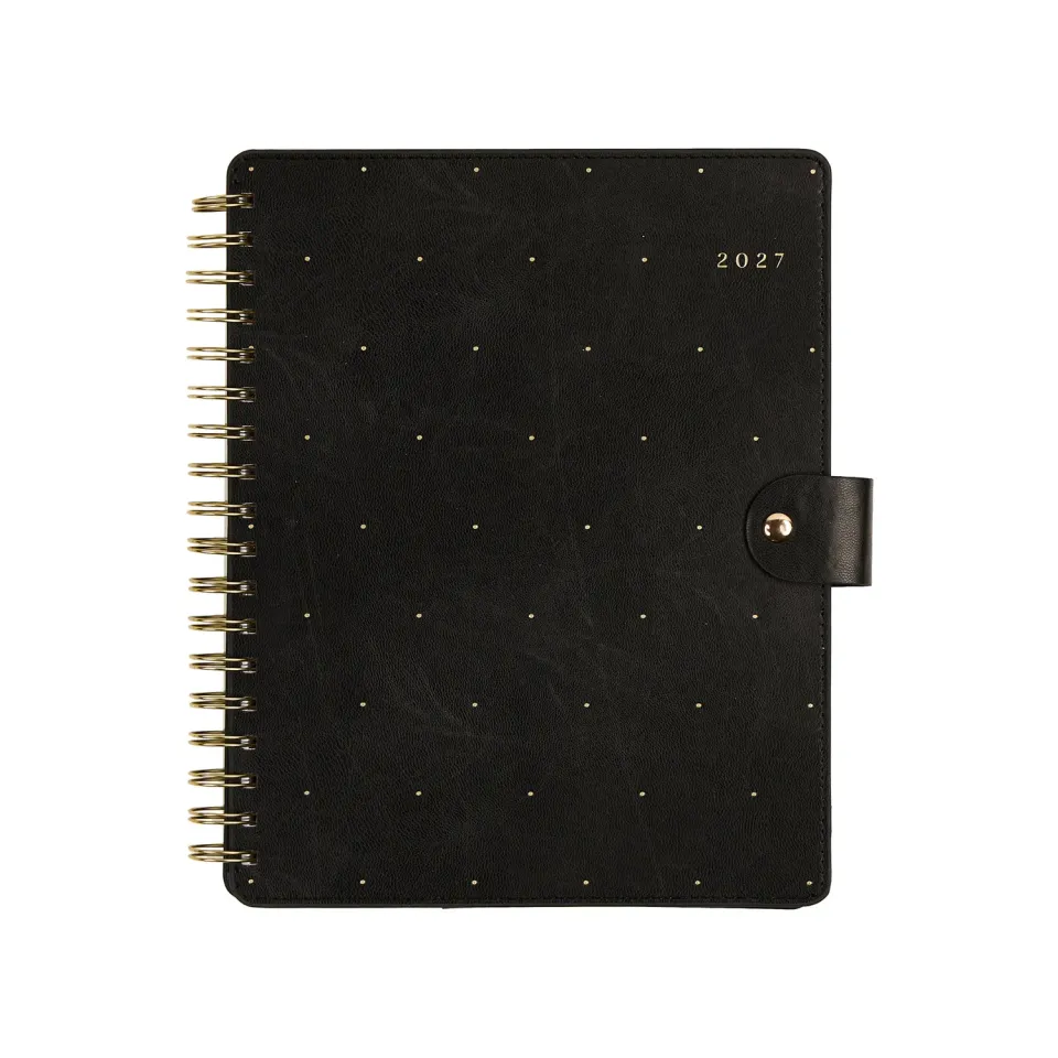 Happy Planner Citrine Midnight Dots agenda 2027 classic pro 12 mois