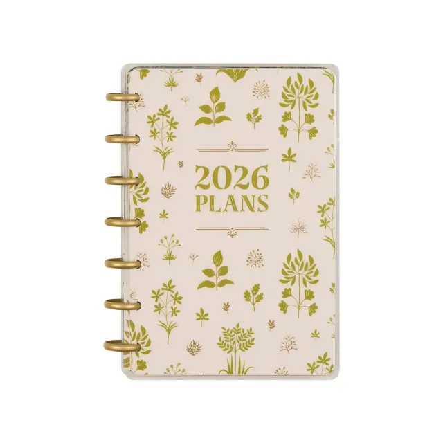 Happy Planner Herbarium agenda Mini horizontal 2026 botanique
