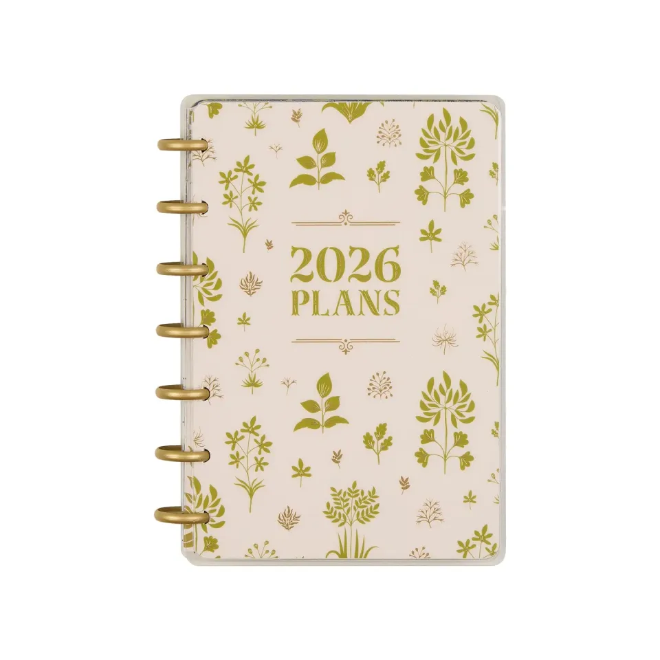 Happy Planner Herbarium agenda Mini horizontal 2026 botanique