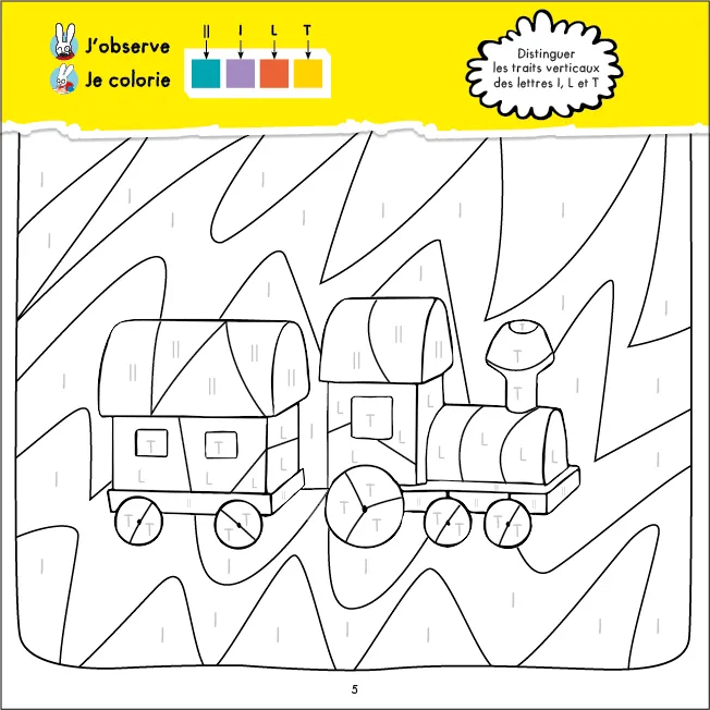 Frigobloc Les Incollables Mes coloriages magiques Simon lettres MS