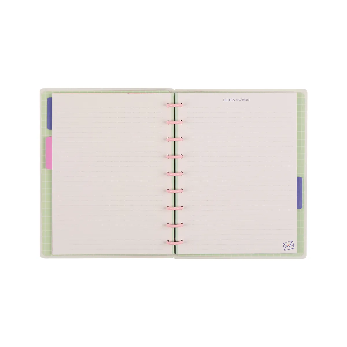 Happy Planner Fresh Start carnet Classic + 123 stickers cerise