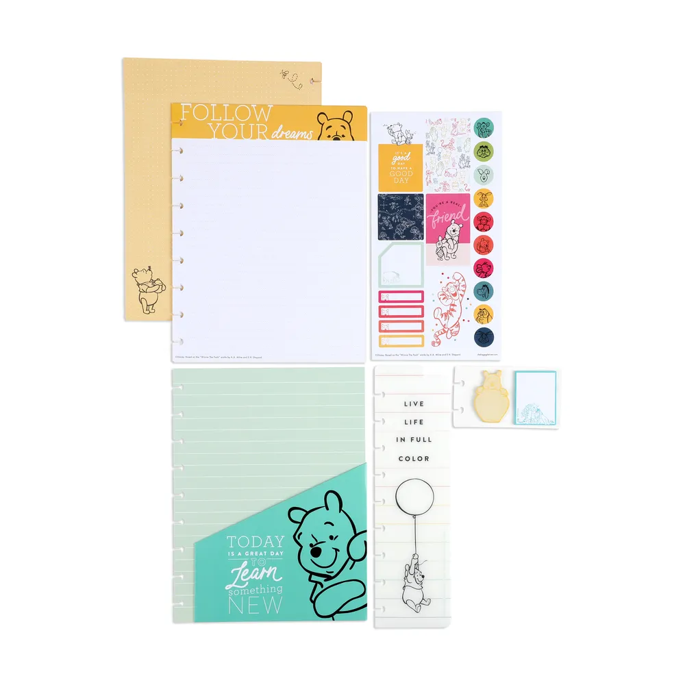 Happy Planner Disney Winnie Ourson True to You pack Classic 82