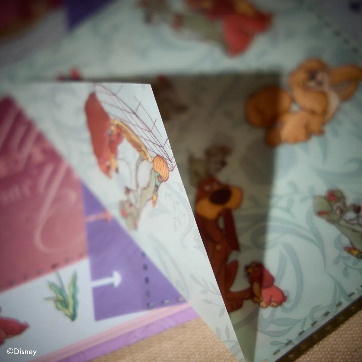 Happy Planner Disney Lady & the Tramp pochettes x3 plastique