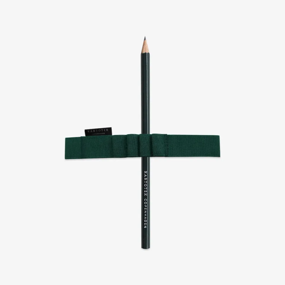 Kartotek Pen Strap A5 élastique porte-stylos vert