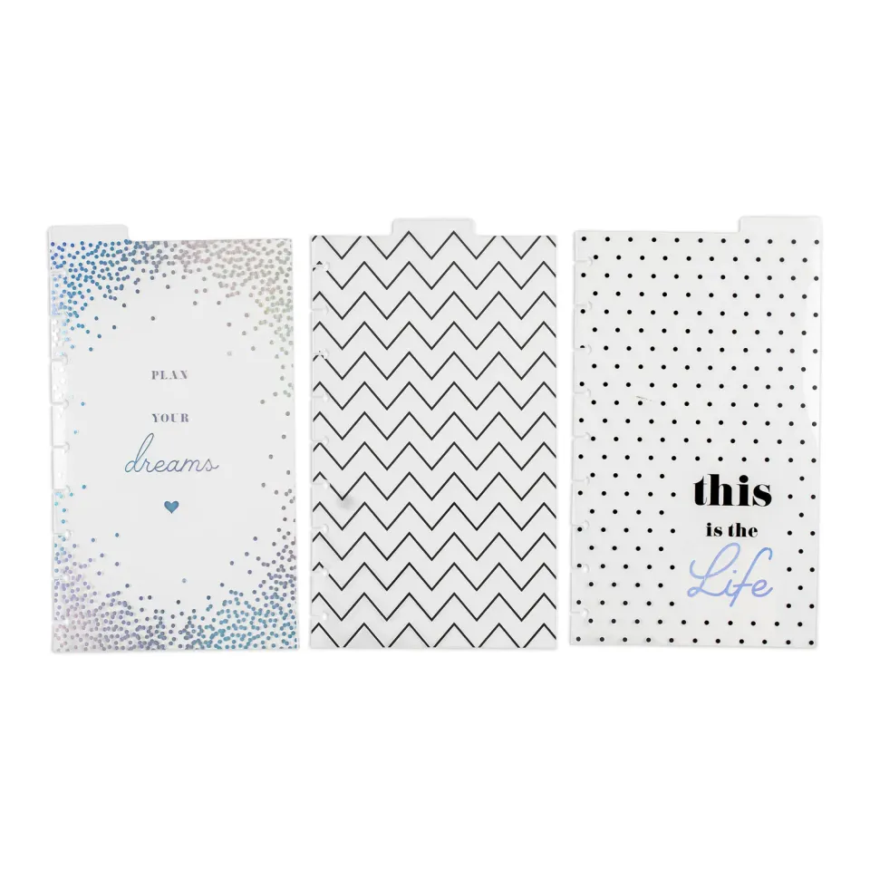 Happy Planner Plan Your Dreams intercalaires Classic lot de 3