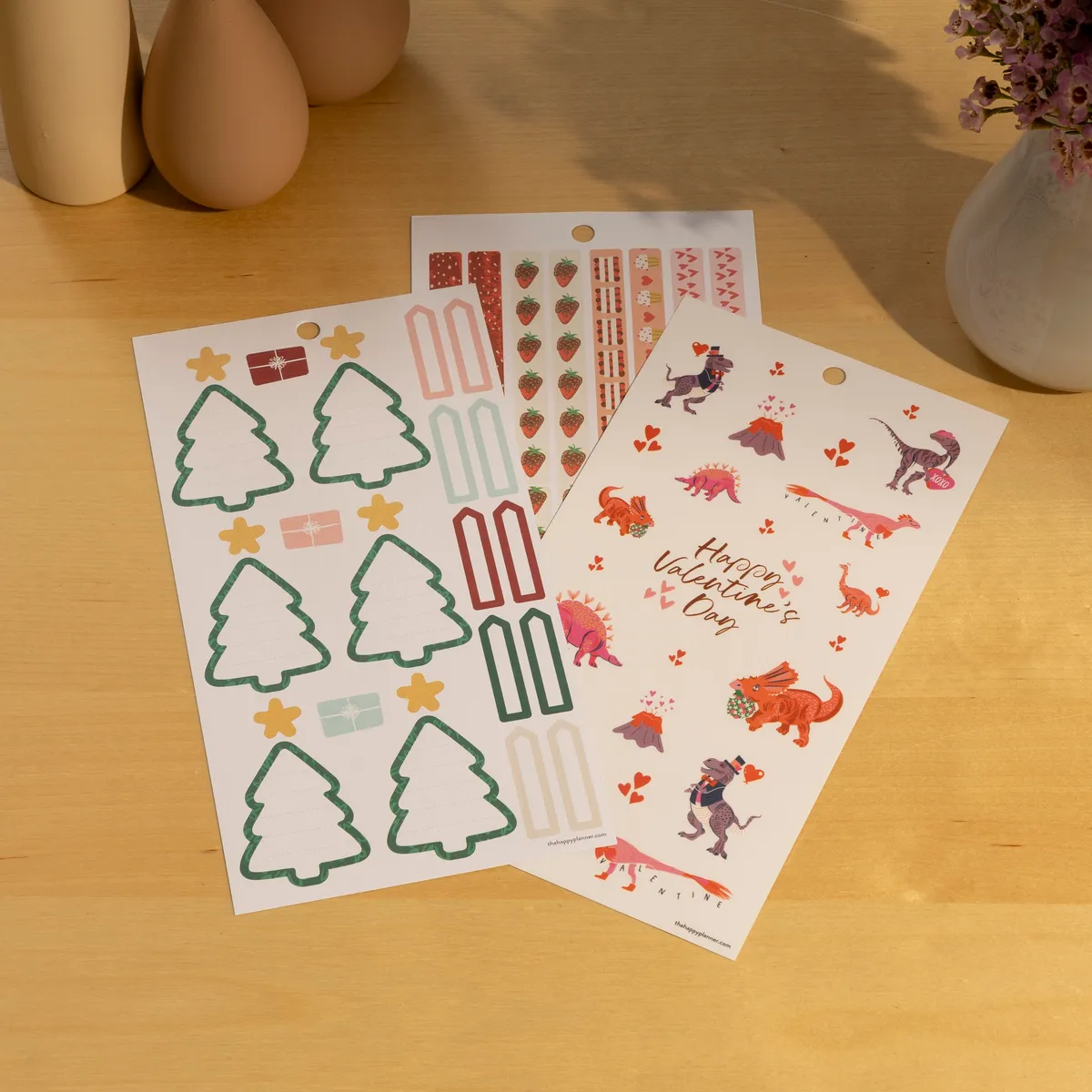 Happy Planner Winter Whimsy stickers classic 30 feuilles hiver