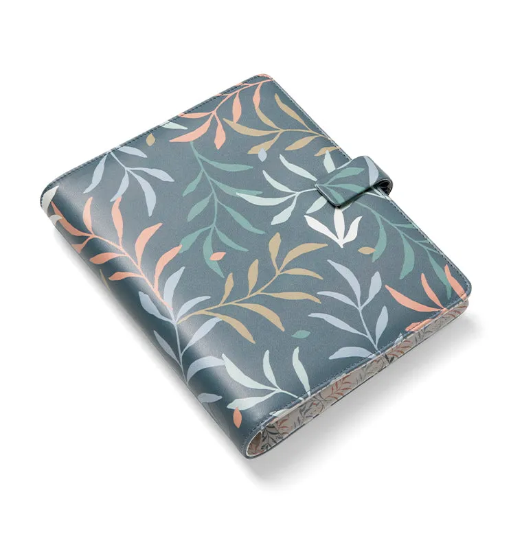 Filofax Botanical organiseur anneaux A5 bleu