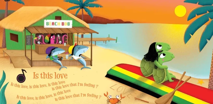Frigobloc Mon Premier Bob Marley livre musical bébé 5 chansons