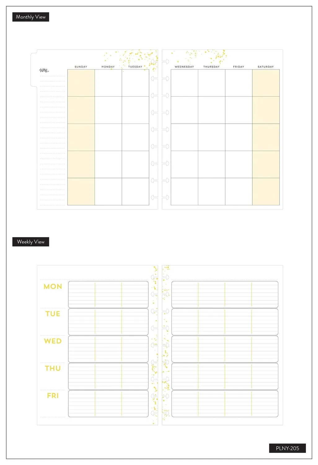 Happy Planner School Days agenda professeur non daté 12 mois