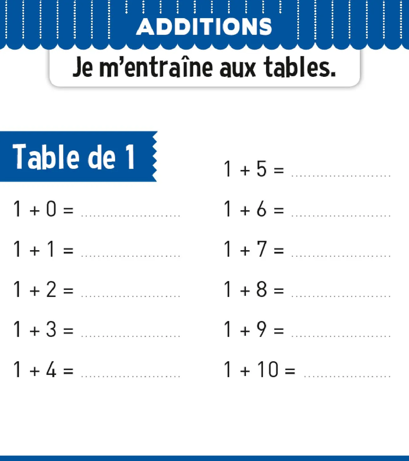 Frigobloc Incollables Super Bloc exercices CE1 CE2 français maths