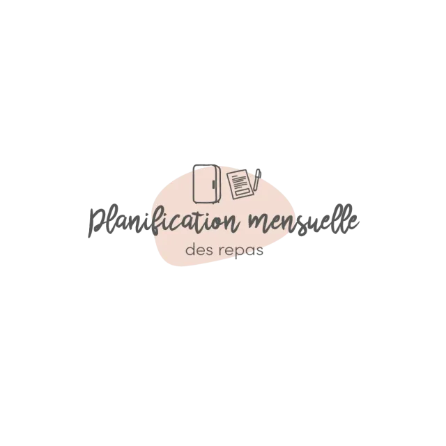 Les Belles Combines Planification mensuelle des repas menu français à imprimer