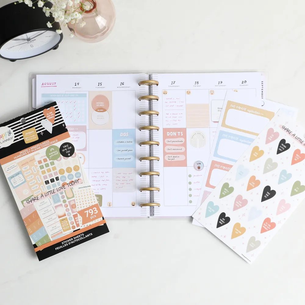 Happy Planner Mood Mindfulness stickers bien-être 793