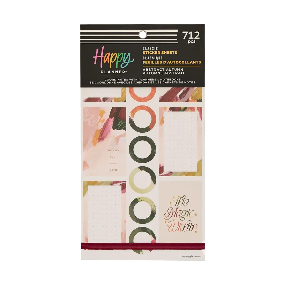 Me & my big ideas Abstract Autumn stickers value pack 30 planches terracotta