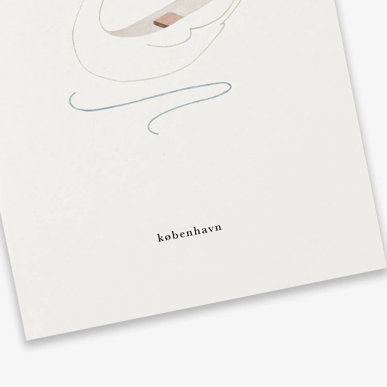 Kartotek Svanebåd carte de vœux Copenhague København