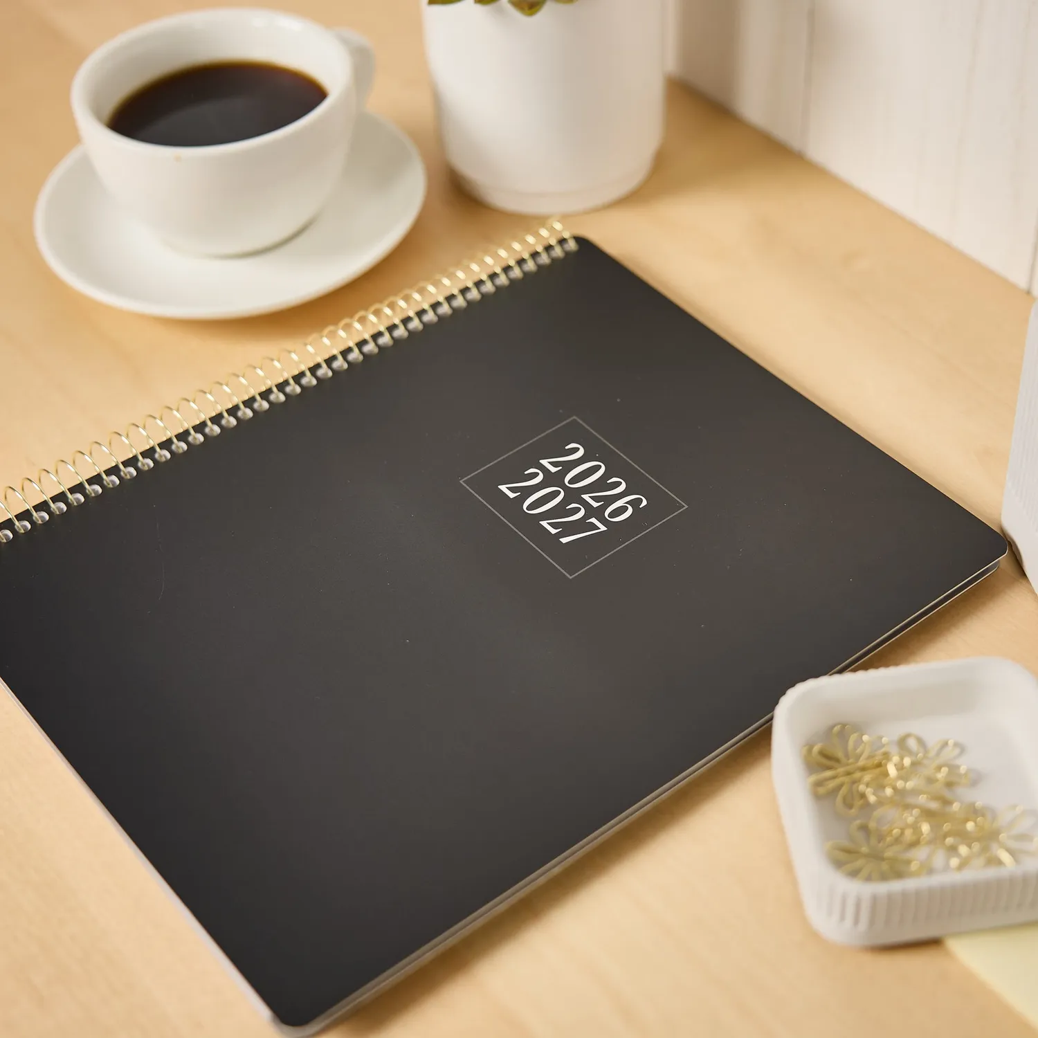 Happy Planner Go Big Onyx agenda spiralé 2026-2027 15 mois