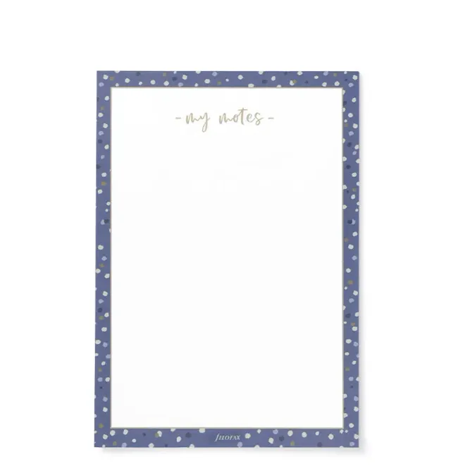 Filofax Indigo My Notes bloc-notes papier épais