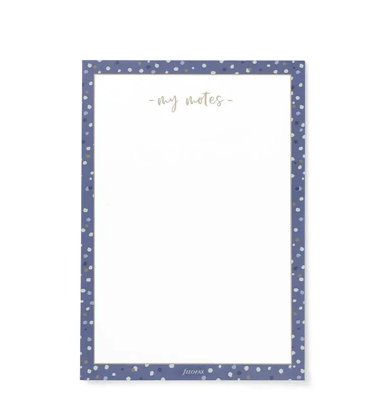 Filofax Indigo My Notes bloc-notes papier épais