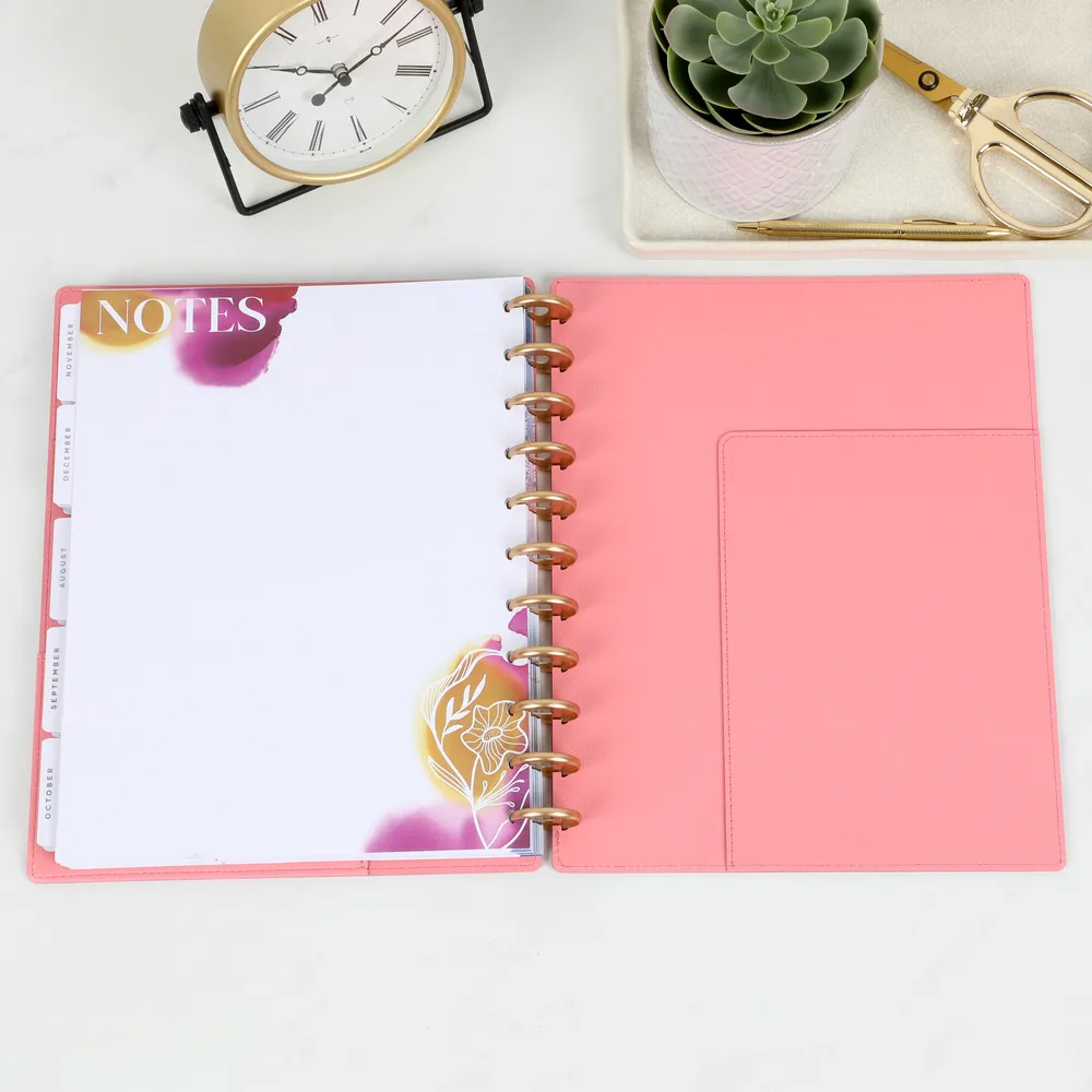 Happy Planner Deluxe couverture Big Bubblegum simili cuir