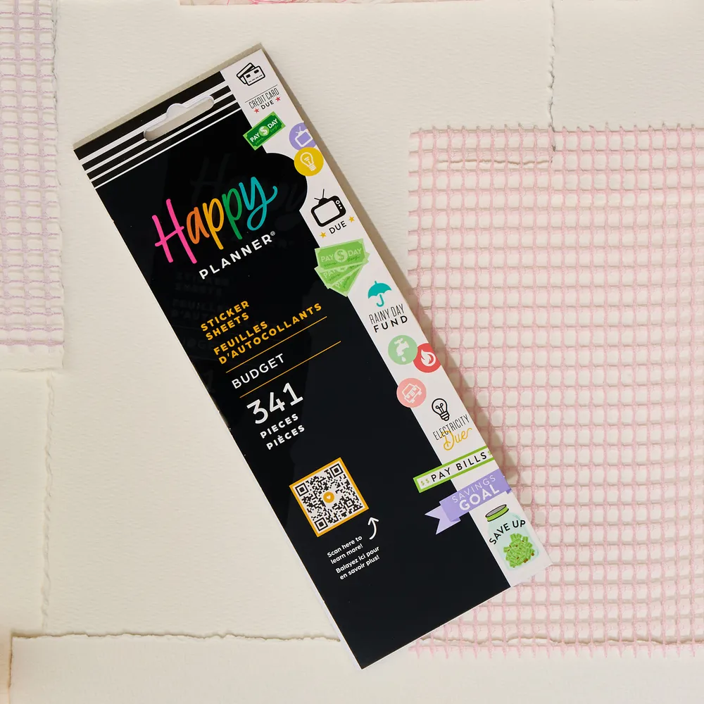 Happy Planner Save Up Budget stickers 8 feuilles 341 budget