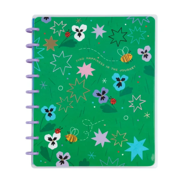 Happy Planner Blooming Pride carnet classic 60 feuilles pointillé ligné