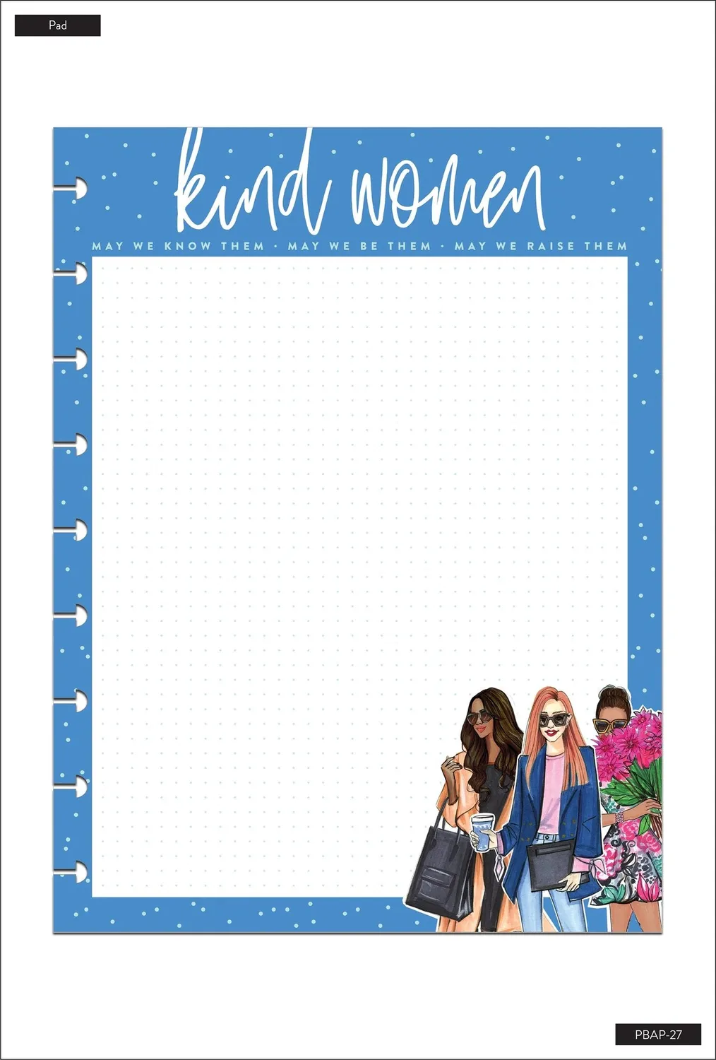 Happy Planner Rongrong Kind Women bloc notes Classic 100 feuilles
