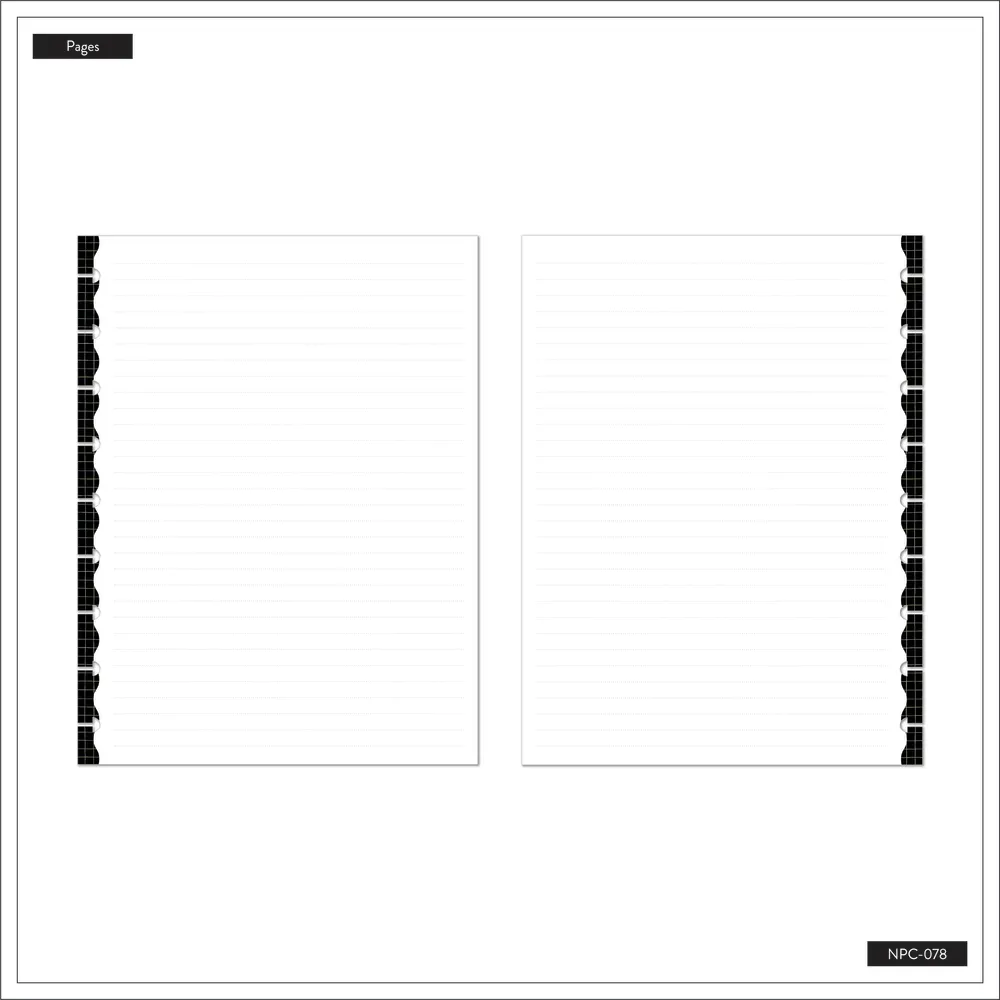 Happy Planner Quirky Plans carnet Classic 60 feuilles ligné