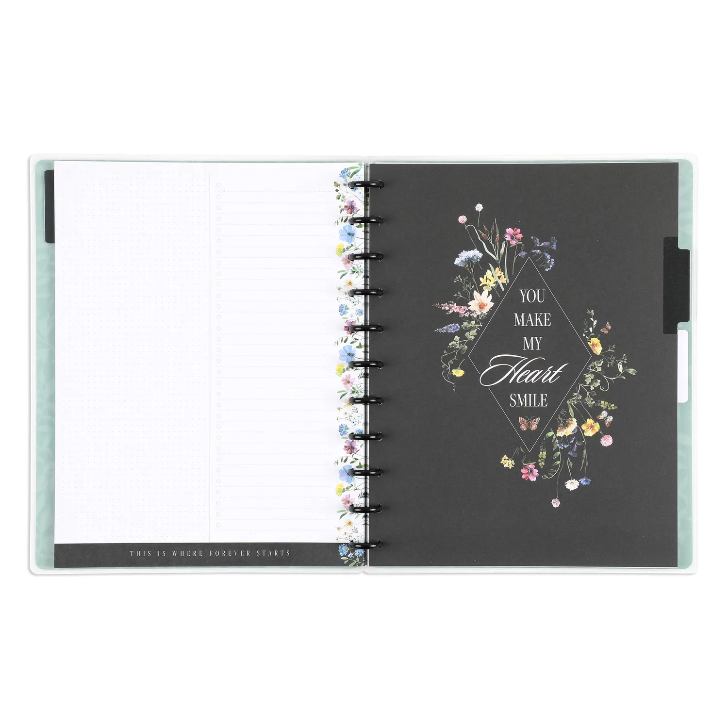 Happy Planner Happy Notes Blooming Romance Wedding carnet 60 feuilles