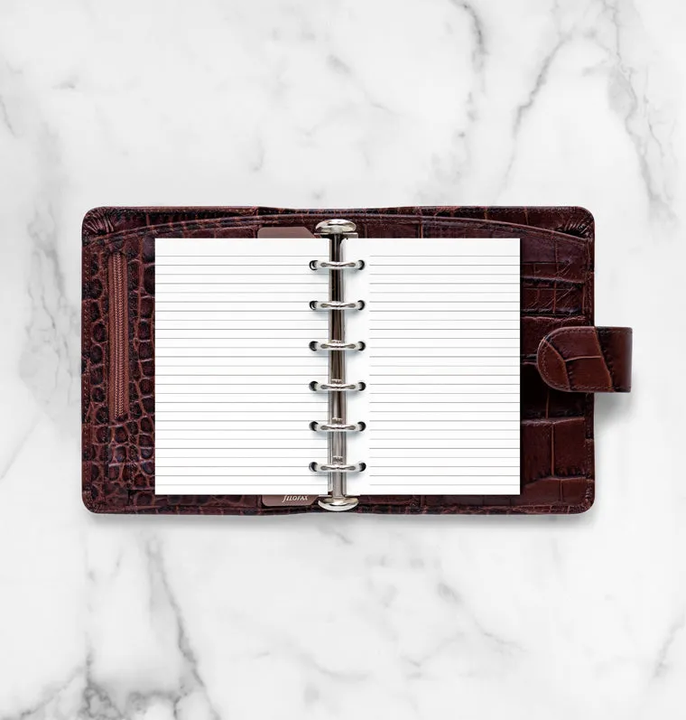 Filofax bloc-notes ligné blanc Pocket 40 feuilles