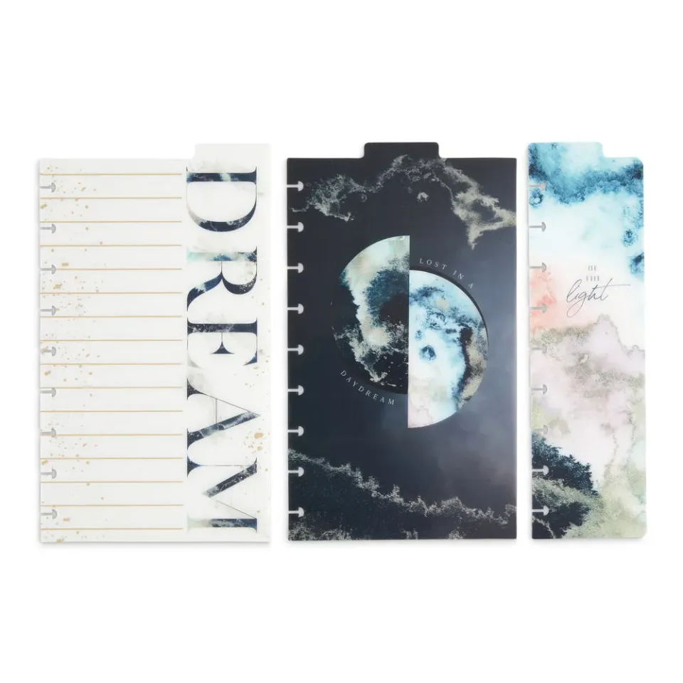 Happy Planner Cosmic Watercolor Classic intercalaires x3